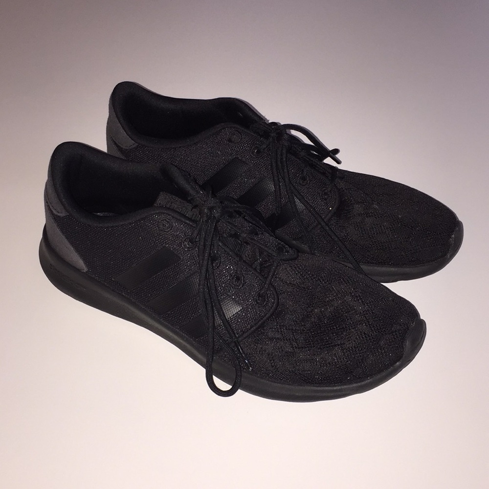 Black adidas shoes